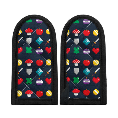 8-Bit Pixel Game Items Print Skillet Handle Cover