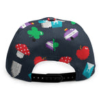 8-Bit Pixel Game Items Print Snapback Cap