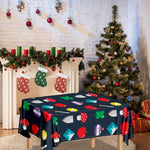 8-Bit Pixel Game Items Print Tablecloth