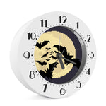 8-Bit Pixel Halloween Bat Print Alarm Clock