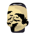 8-Bit Pixel Halloween Bat Print Baby Seat Cover