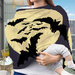 8-Bit Pixel Halloween Bat Print Baby Seat Cover