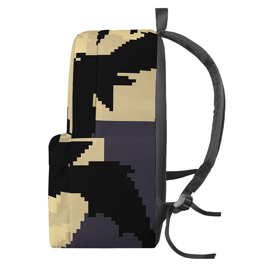 8-Bit Pixel Halloween Bat Print Backpack