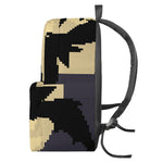 8-Bit Pixel Halloween Bat Print Backpack