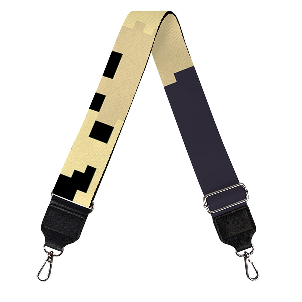 8-Bit Pixel Halloween Bat Print Bag Strap