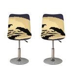 8-Bit Pixel Halloween Bat Print Bar Stool Covers