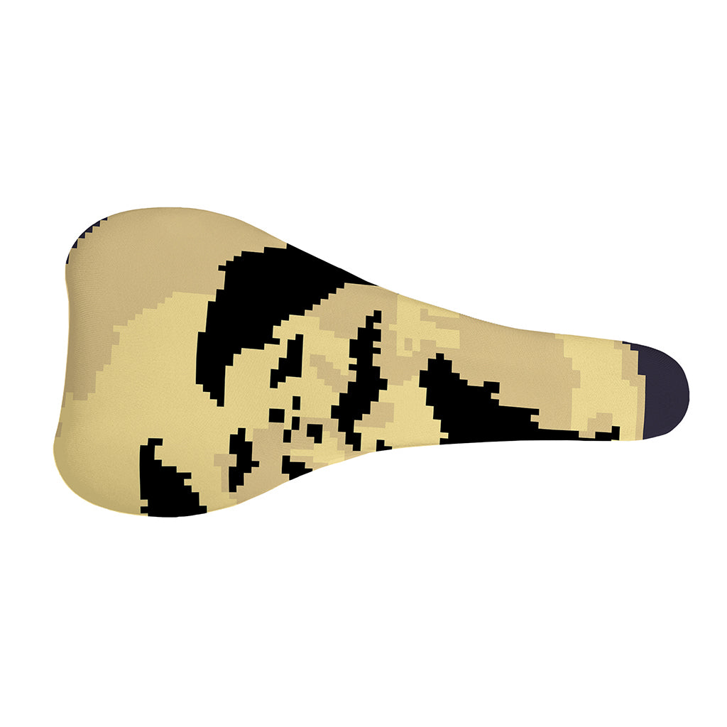 8-Bit Pixel Halloween Bat Print Bicycle Seat Cover