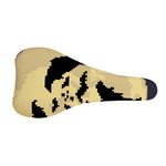 8-Bit Pixel Halloween Bat Print Bicycle Seat Cover