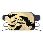 8-Bit Pixel Halloween Bat Print Car Windshield Snow Cover