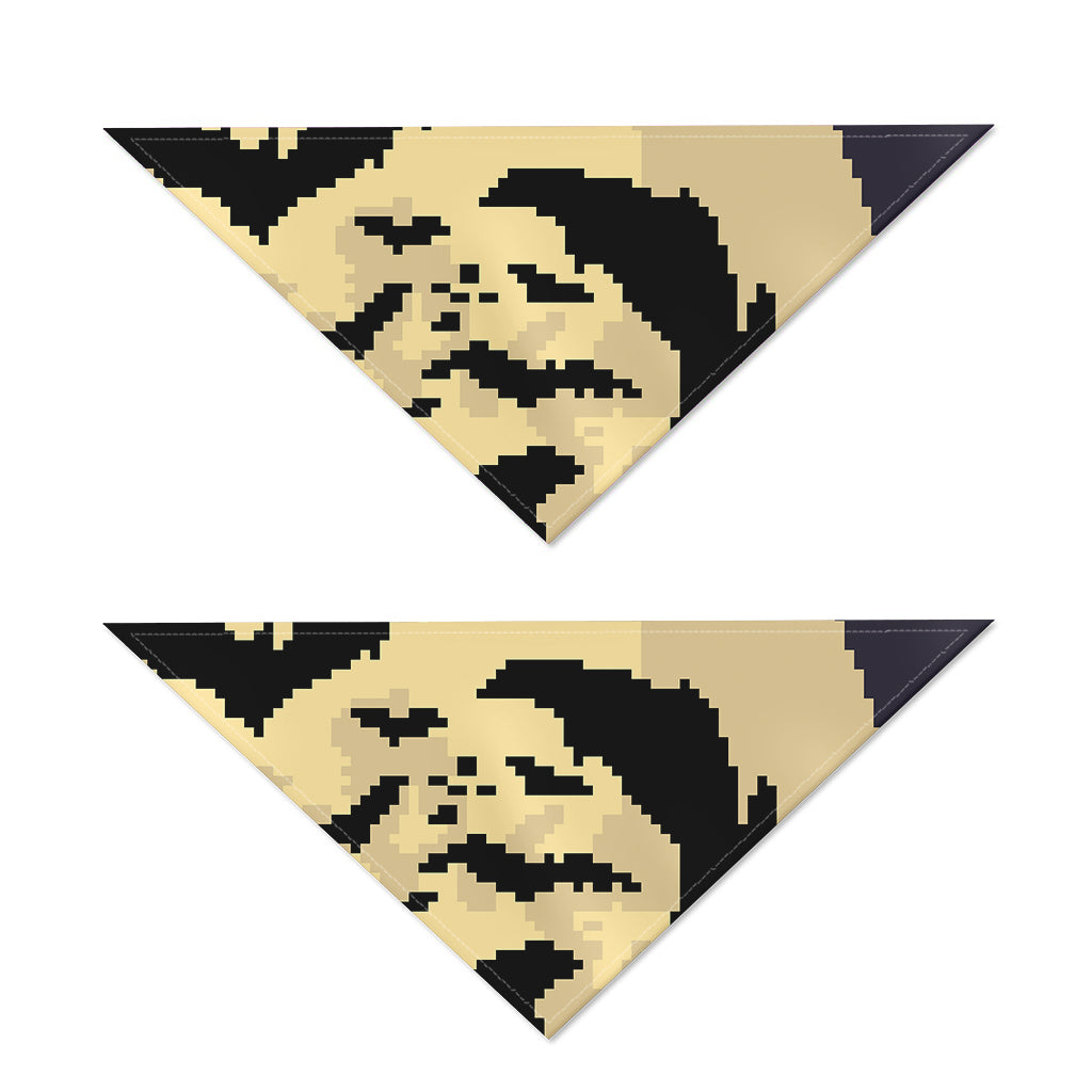 8-Bit Pixel Halloween Bat Print Dog Bandana