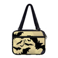 8-Bit Pixel Halloween Bat Print Double Strap Bible Bag