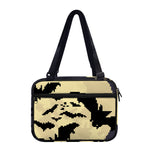 8-Bit Pixel Halloween Bat Print Double Strap Bible Bag