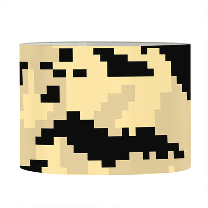 8-Bit Pixel Halloween Bat Print Drum Lamp Shade