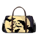 8-Bit Pixel Halloween Bat Print Duffle Bag