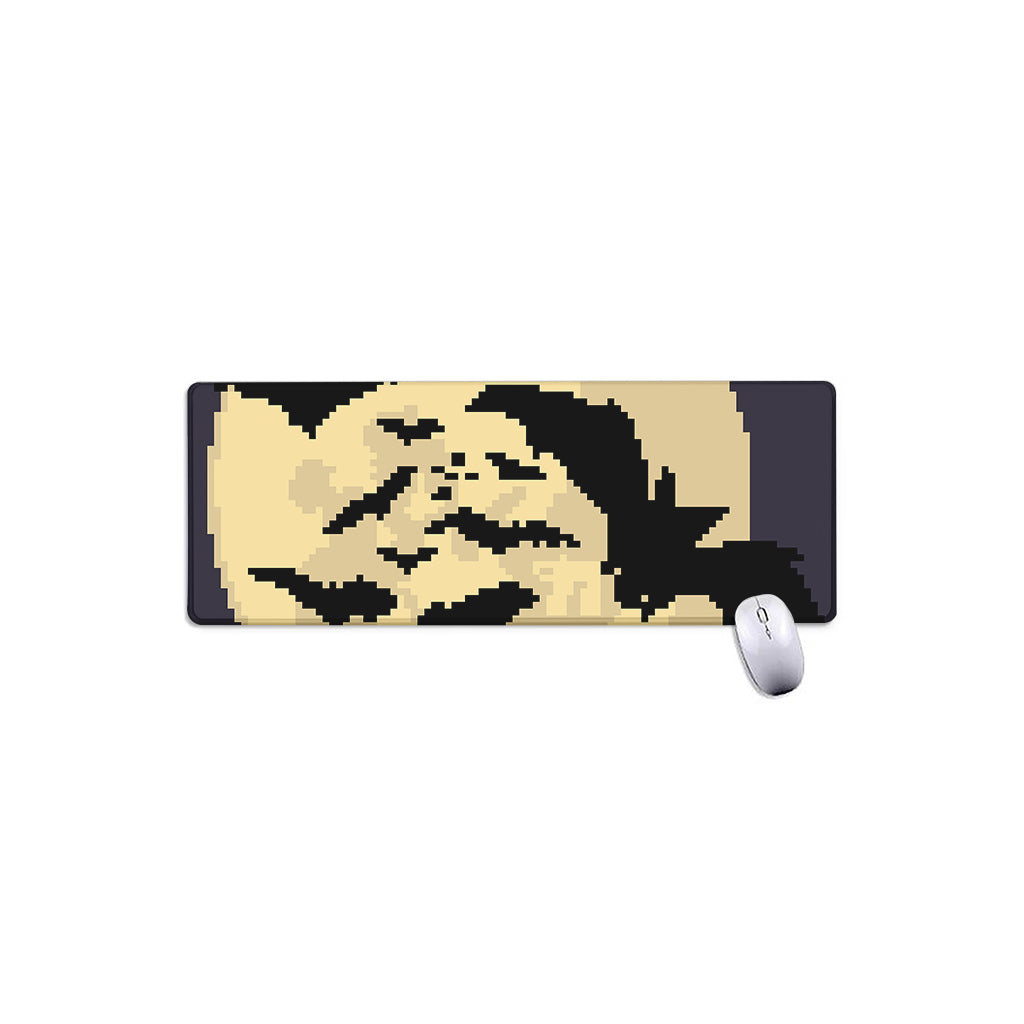 8-Bit Pixel Halloween Bat Print Extended Mouse Pad