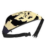 8-Bit Pixel Halloween Bat Print Fanny Pack