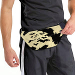 8-Bit Pixel Halloween Bat Print Fanny Pack