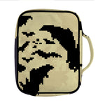 8-Bit Pixel Halloween Bat Print Front Pocket Bible Bag