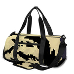 8-Bit Pixel Halloween Bat Print Gym Bag