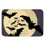 8-Bit Pixel Halloween Bat Print Indoor Door Mat