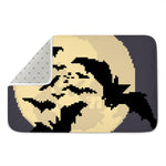8-Bit Pixel Halloween Bat Print Indoor Door Mat