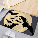8-Bit Pixel Halloween Bat Print Indoor Door Mat
