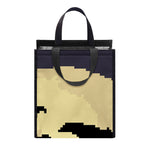 8-Bit Pixel Halloween Bat Print Insulated Lunch Tote