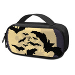 8-Bit Pixel Halloween Bat Print Insulin Cooler Travel Case