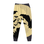 8-Bit Pixel Halloween Bat Print Jogger Pants