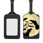 8-Bit Pixel Halloween Bat Print Luggage Tag