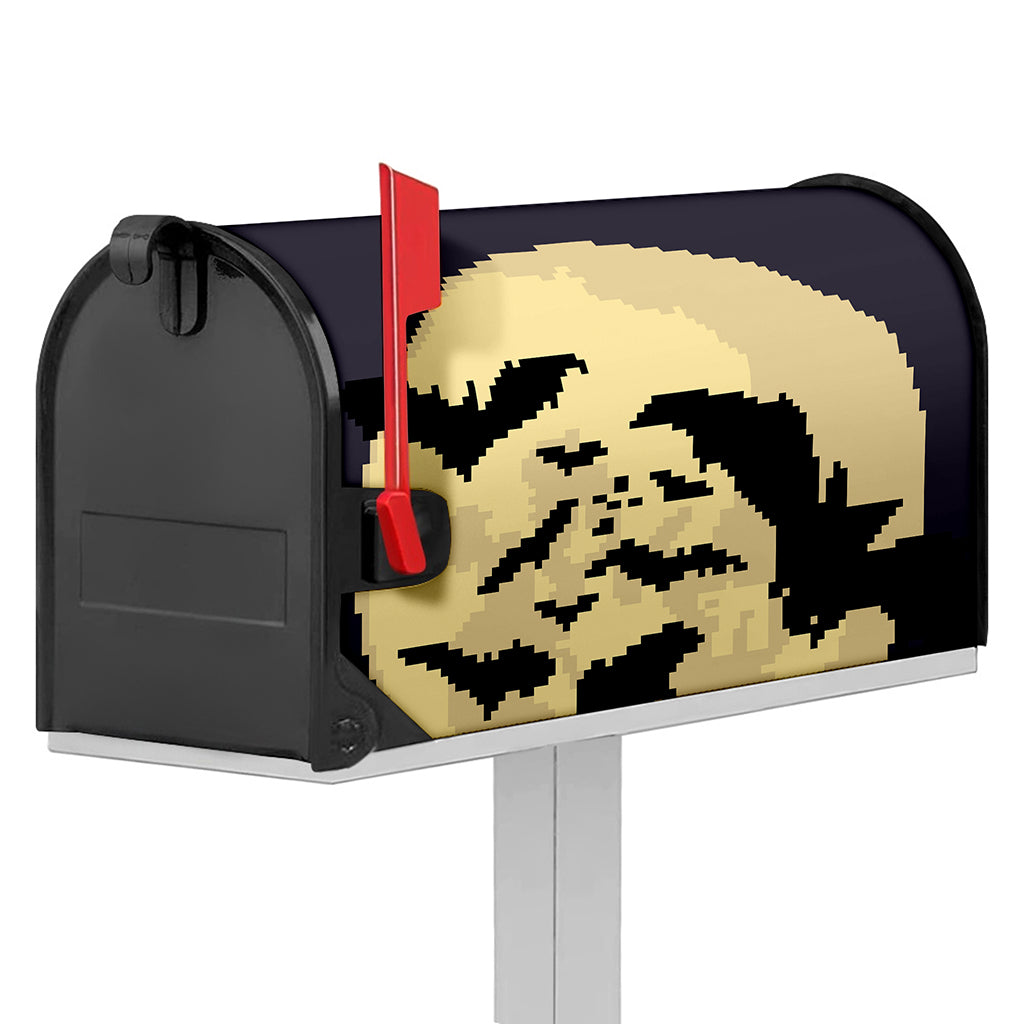 8-Bit Pixel Halloween Bat Print Mailbox Cover