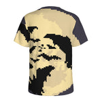 8-Bit Pixel Halloween Bat Print Men's Sports T-Shirt