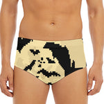 8-Bit Pixel Halloween Bat Print Men's Triangle Swim Briefs