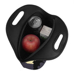 8-Bit Pixel Halloween Bat Print Neoprene Lunch Bag