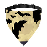 8-Bit Pixel Halloween Bat Print Over The Collar Dog Bandana