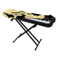 8-Bit Pixel Halloween Bat Print Piano Keyboard Cover