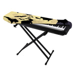 8-Bit Pixel Halloween Bat Print Piano Keyboard Cover