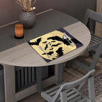 8-Bit Pixel Halloween Bat Print Placemat