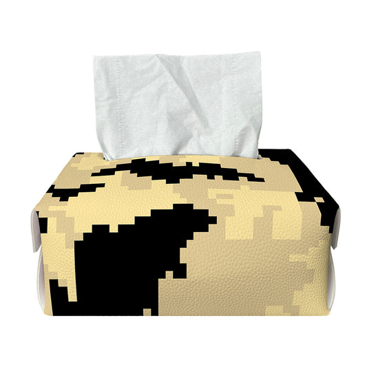 8-Bit Pixel Halloween Bat Print Rectangle Tissue Box Cover