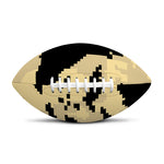 8-Bit Pixel Halloween Bat Print Rugby Ball