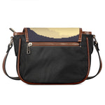 8-Bit Pixel Halloween Bat Print Saddle Bag