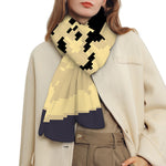 8-Bit Pixel Halloween Bat Print Scarf