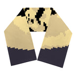 8-Bit Pixel Halloween Bat Print Scarf