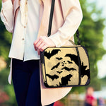 8-Bit Pixel Halloween Bat Print Shoulder Strap Bible Bag