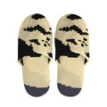 8-Bit Pixel Halloween Bat Print Slippers