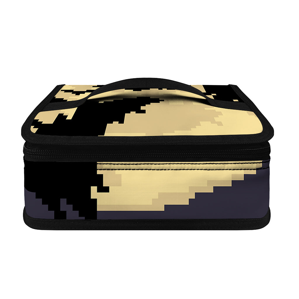 8-Bit Pixel Halloween Bat Print Small Lunch Bag