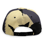 8-Bit Pixel Halloween Bat Print Snapback Cap