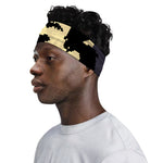8-Bit Pixel Halloween Bat Print Sports Headband