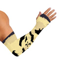 8-Bit Pixel Halloween Bat Print Sun Protection Arm Sleeves