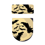 8-Bit Pixel Halloween Bat Print Toilet Lid And Tank Cover Set